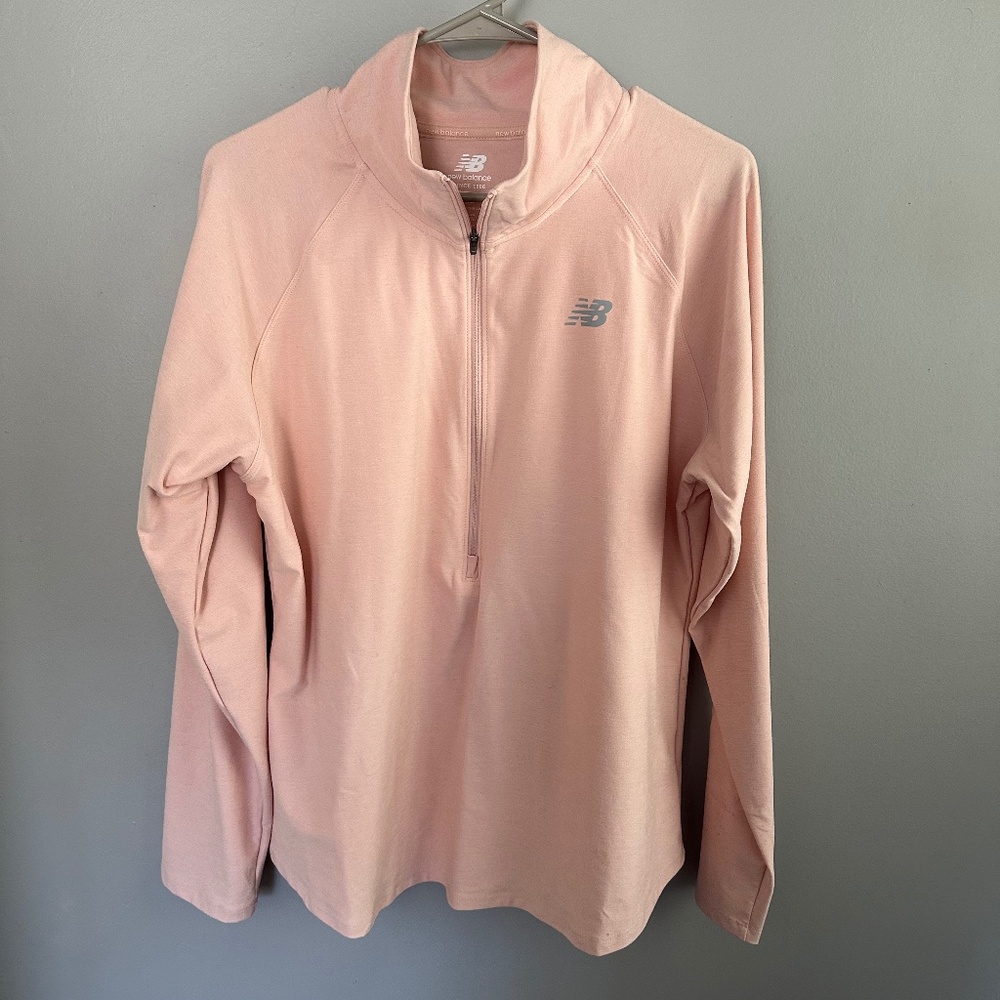 New balance, light pink pull over